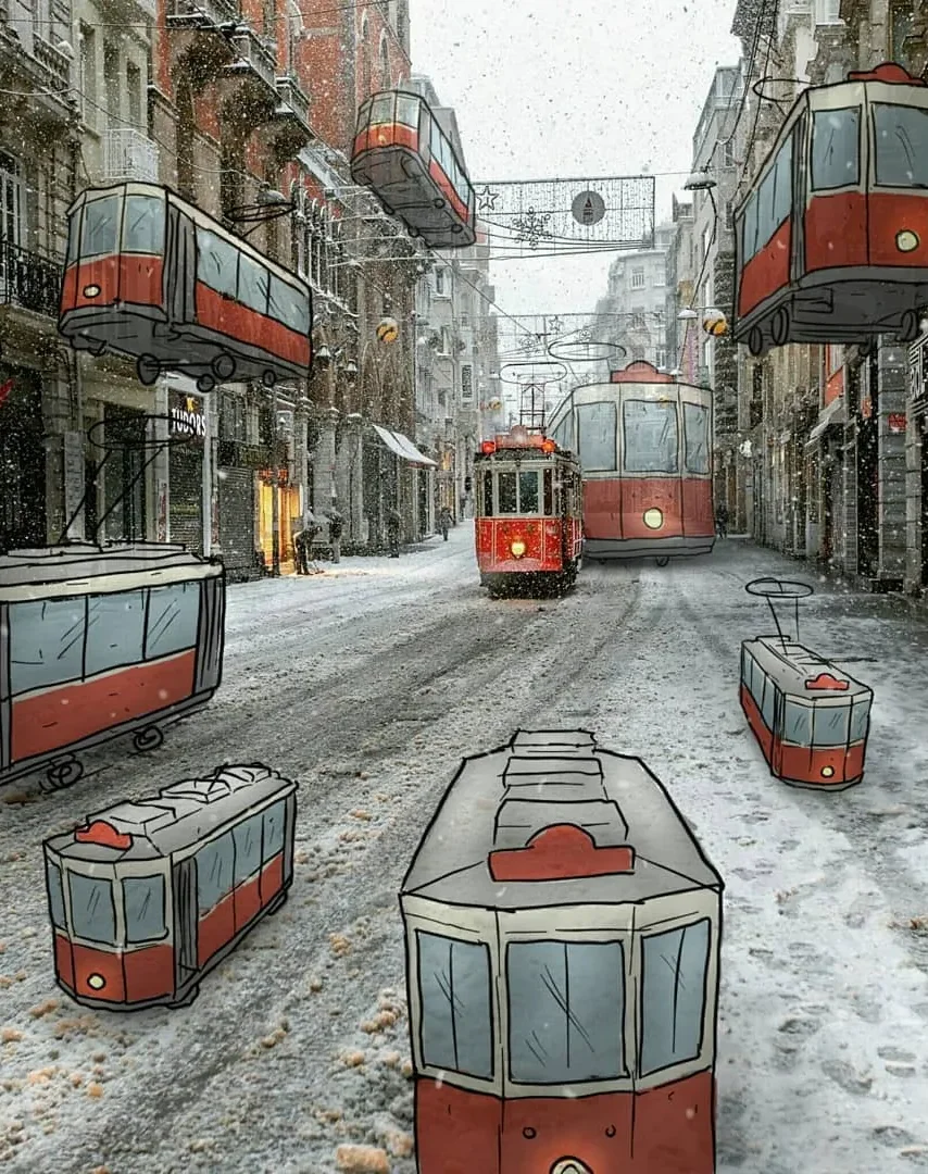 #benceböyle — Istiklal trams